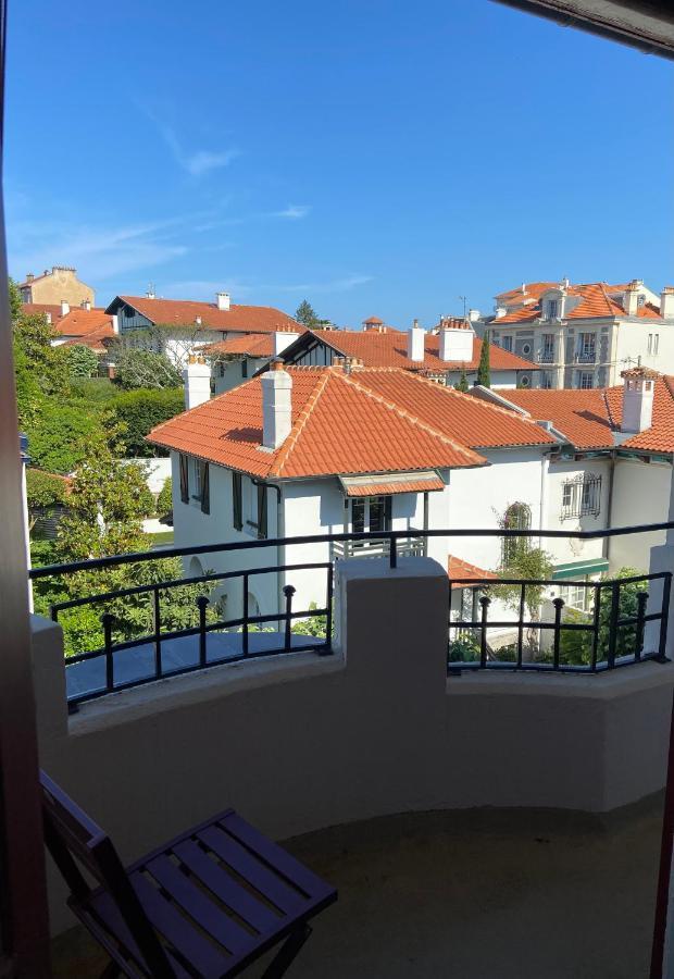 Exceptionnel 3 Pieces Art Deco En Dernier Etage Avec Garage Prive Centre Biarritz Apartment ภายนอก รูปภาพ